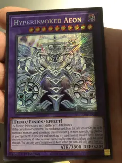 Yugioh: Chaos Origins - Hyperinvoked Aeon (Secret Rare) - CORI-EN033 - Image 2
