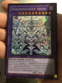 Yugioh: Chaos Origins - Hyperinvoked Aeon (Secret Rare) - CORI-EN033 - Image 3