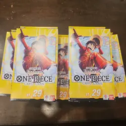 One Piece CCG Egghead ST 29 Starter Deck x5 Sealed Lot - Image 1