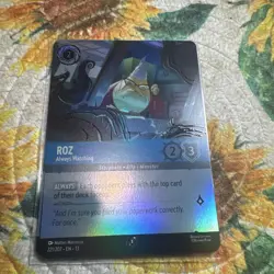 Disney Lorcana Roz Always Watching 221/207 Foil Epic Attack Of The Vine - Image 1