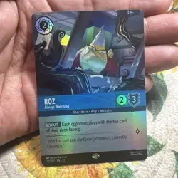 Disney Lorcana Roz Always Watching 221/207 Foil Epic Attack Of The Vine - Image 2
