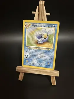 Pokemon TCG Light Vaporeon Neo Destiny Card 52/105 Unlimited Uncommon LP Cond - Image 1