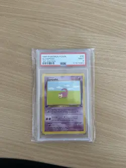 Pokemon Slowpoke Fossil 1st Edition PSA 9 55/62 1999 - Image 1