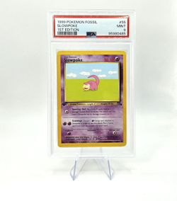Pokemon Slowpoke Fossil 1st Edition PSA 9 55/62 1999 - Image 1