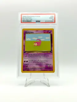 1999 POKEMON FOSSIL FIRST 1ST EDITION SLOWPOKE 55/62 PSA 9 - Image 1