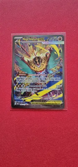 Mega Hawlucha EX 283/217 Ascended Heroes Pokemon Card Special Illustration Rare - Image 1