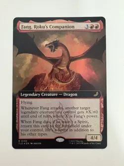 Fang Roku’s Companion Foil Borderless MTG Magic the Gathering Card NM Mint TLE - Image 1