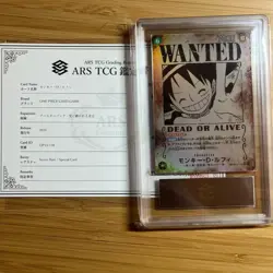 ARS 10 Monkey D Luffy #118 One Piece Card Wanted Alt Art OP13 PSA Rare - Image 1