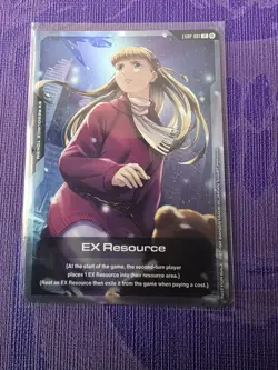 SEALED Gundam TCG Relena EX Resource EXRP-001 Card Promo Gundam Base Mobile Tour - Image 1
