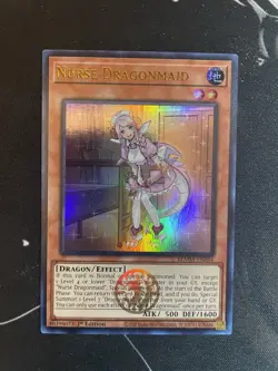 Yugioh! Nurse Dragonmaid - BLMM-EN054 - Ultra Rare - 1st Edition Near Mint, Engl - Image 1