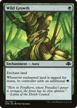 [MTG] Wild Growth (Foil) (184) (DMR) NM - Image 1