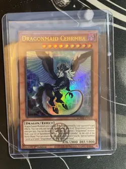 Yugioh Dragonmaid Cehrmba BLMM-EN048 Emblazoned Ultra Rare 1st Edition Near Mint - Image 1
