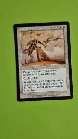 MTG DECREE OF JUSTICE, Scourge. Very Good. PRE MODERN - Image 2