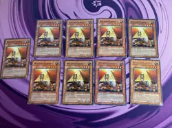 YUGIOH PYRAMID TURTLE LOT OF 9 DIFFERENT SETS STAPLE CARD - Image 1