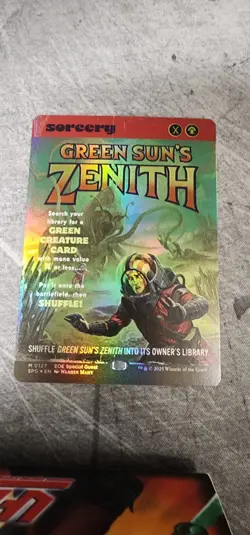 Foil Green Sun's Zenith (Showcase) - Special Guests (SPG) MTG - LP - Image 1