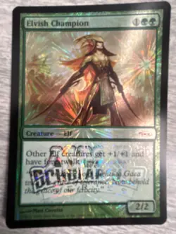 Elvish Champion Scholarship Series - Foil - MTG Junior Series Promo - FREE SHIPP - Image 1