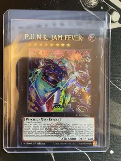 Yugioh P.U.N.K. JAM FEVER! BLMM-EN051 Ultra Rare 1st Edition NM - Image 1