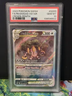 Pokemon Regigigas VSTAR GG55/GG70 SWSH: Crown Zenith: GG Holo PSA 10 Gem Mint - Image 1