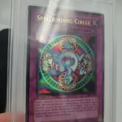 2002 Yugioh Spellbinding Circle - MRL-006 - Magic Ruler - PSA 7 1st Edition - Image 3