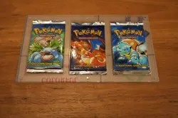 Pokemon Base Set Booster Pack Trio - Image 2