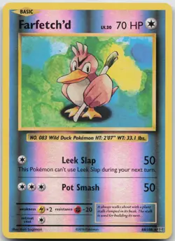 Farfetch'd 68/108 Rare Evolutions Pokemon Reverse Holo NM/M - Image 1