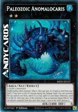 PALEOZOIC ANOMALOCARIS • Segreta Prismatica • MP25 EN137 • 1Ed • Yugioh! - Image 1