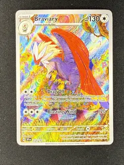 Pokemon Braviary 214/191 Sv08: Surging Sparks Holo (NM) - Image 1