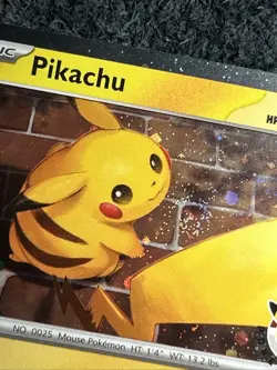 Pokemon Pikachu 51/162 Cosmo Holo Cool Rare Swirl 2026 Pokemon Day 30th - Image 3