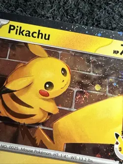 Pokemon Pikachu 51/162 Cosmo Holo Cool Rare Swirl 2026 Pokemon Day 30th - Image 4