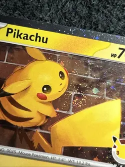 Pokemon Pikachu 51/162 Cosmo Holo Cool Rare Swirl 2026 Pokemon Day 30th - Image 5