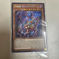 Curse Necrofear Secret Rare LDS3-EN009 Near Mint Yugioh Promo Sealed - Image 1