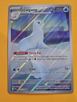 Dewgong 097/094 Illustration Rare Phantasmal Flames NM Pokemon IR - Image 1