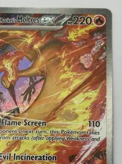 Pokemon TCG Team Rocket's Moltres ex 229/182 SIR 🔥 - Image 4