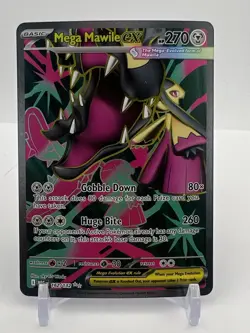 Mega Mawile ex 162/132 Full Art Ultra Rare NM Mega Evolution Pokemon TCG - Image 1