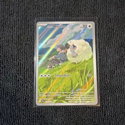 Hops Wooloo Pokemon Journey Together 170/159 Illustration Rare Holo SV NM Take - Image 1