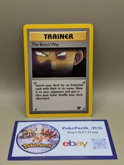 Pokemon - 73/82 - The Boss's Way - Unlimited - Team Rocket EX-NM - Image 1