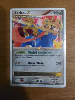 Pokemon TCG Celebrations 25th Anniversary Zacian LV.X Promo SWSH135 - Image 1