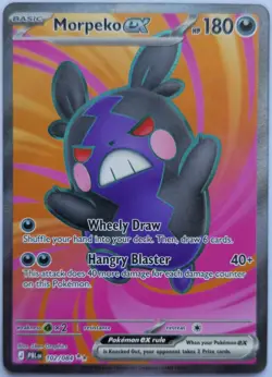 Pokemon TCG Pitch Black 089/084 Manectric & 102/084 Morpeko Ex UR NM Pack Fresh - Image 3