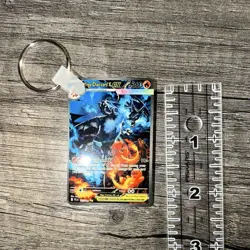 The Pokemon Company Mega Charizard X EX Me02 125/094 SIR Holo 360 HP (Keychain) - Image 3
