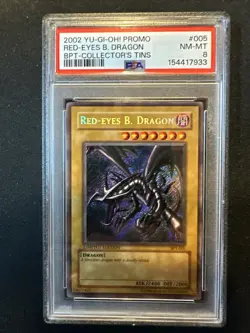 Yugioh! BPT-005 Red-Eyes B. Dragon PSA 8 - Image 1