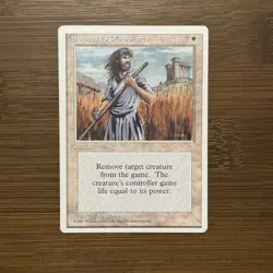 Swords to Plowshares LP MTG 4th Edition Magic the Gathering Card - Image 1