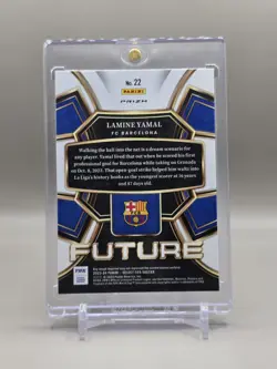 2023-24 Panini Select FIFA Select Future Lamine Yamal #22 (RC) Silver Prizm - Image 2