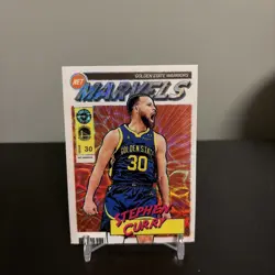 2023-24 Panini Nba Hoops Premium Stock - Retro Net Marvels Stephen Curry #8 - Image 1