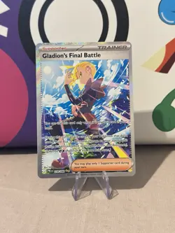 Gladion's Final Battle 118/084 SIR – Pitch Black PBL – Pokemon TCG – NM - Image 1