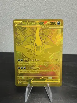 Mega Darkrai ex 120/084 Pitch Black - Gold Hyper Rare - Pokemon TCG - NM! - Image 1
