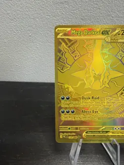Mega Darkrai ex 120/084 Pitch Black - Gold Hyper Rare - Pokemon TCG - NM! - Image 2