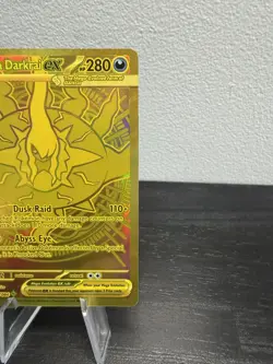 Mega Darkrai ex 120/084 Pitch Black - Gold Hyper Rare - Pokemon TCG - NM! - Image 3
