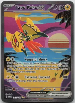Tapu Koko ex Holo Special Illustration Rare SV04: Paradox Rift 247/182 - Image 1
