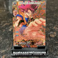 SSG Son Goku Rapidfire Response Alt Art GOLD Foil Dragon Ball Super Card | NM - Image 1
