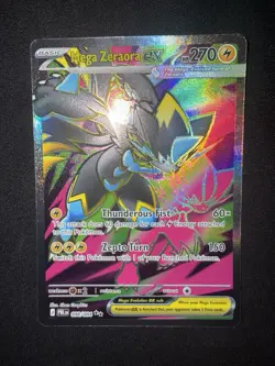 Mega Zeraora Ex #98 Pokemon Pitch Black 2026 Ultra Rare Full Art Holo Card Mint - Image 1